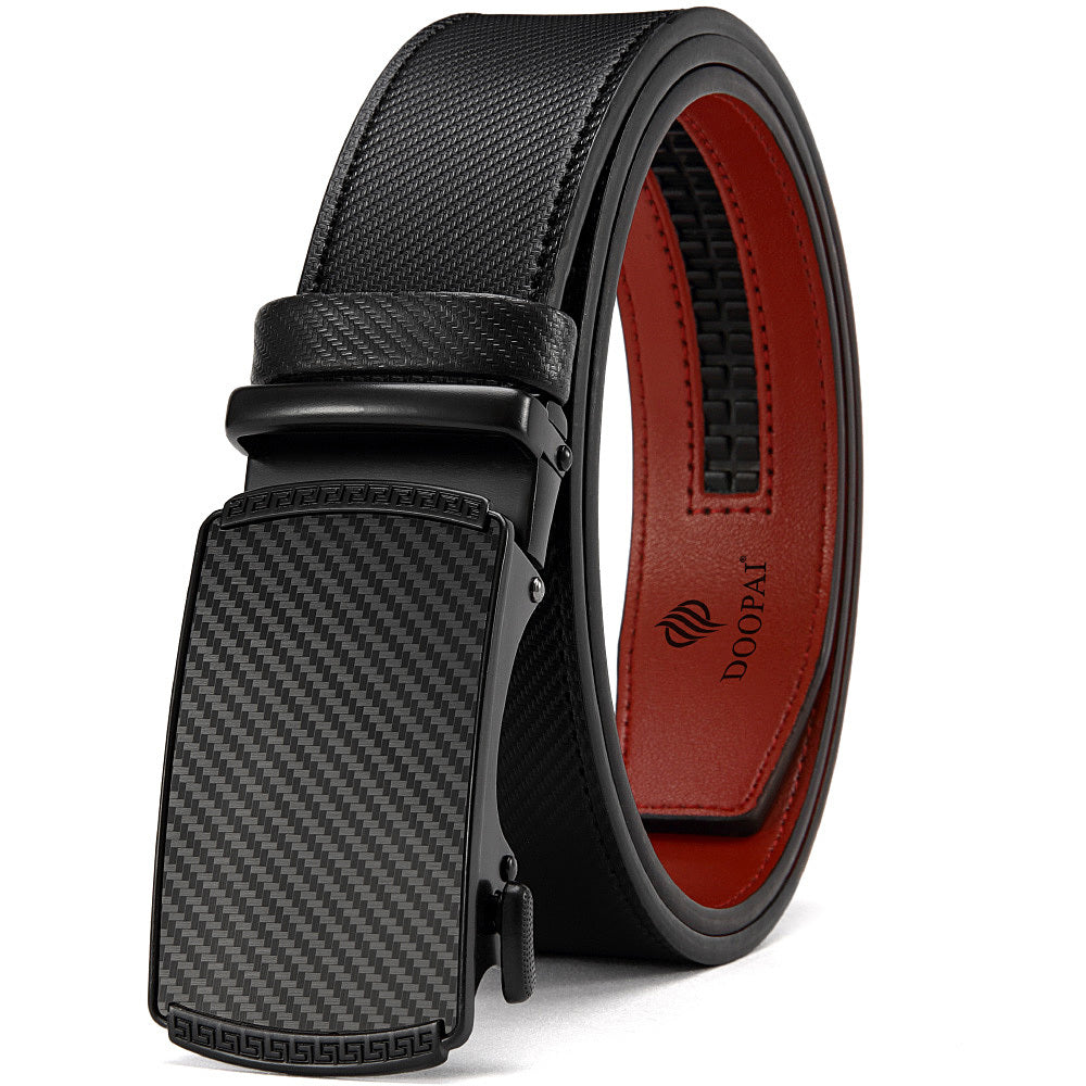 Men's Rivet Synthetic Resin 45cmPU Leather Belt