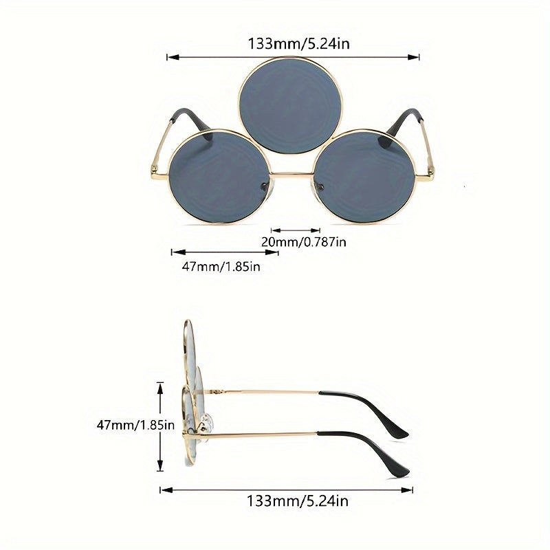 Y2K Three Lens Sunglasses Party Decors