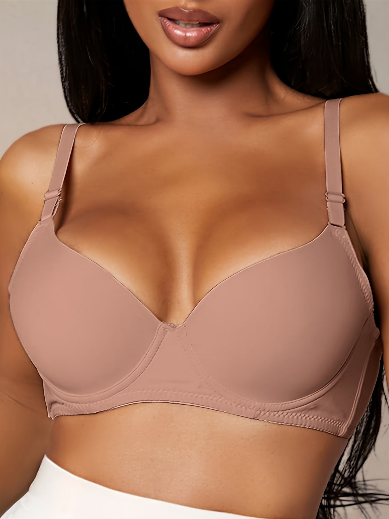 Seamless Underwire Push Up Bra for Women