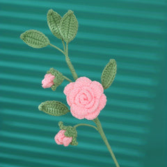 1pc Wool Crochet Flowers for Home Decor