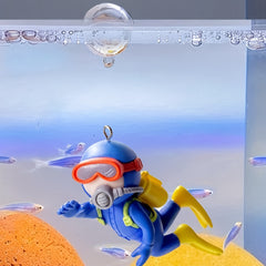 Aquarium Diver Fish Tank Landscaping Ornament