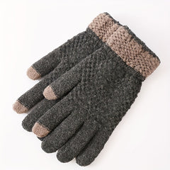 Warm Touch Screen Knitted Gloves for Winter Cycling Driving