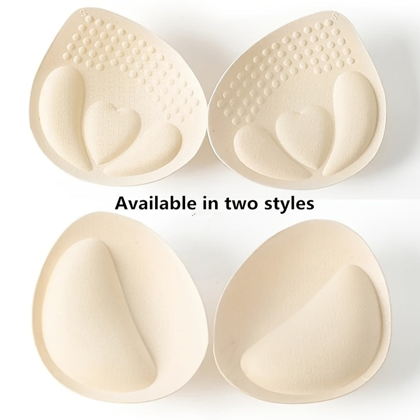 Latex Push Up Bra Insert Pads Seamless Chest Enhancer Lingerie Accessory