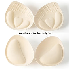 Latex Push Up Bra Insert Pads Seamless Chest Enhancer Lingerie Accessory