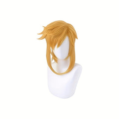 Men's Blonde Short Hair Cosplay Wig Anime Party Halloween Costume
