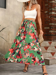Colorful Tie Front Skirt for Spring & Summer Women's Clothing