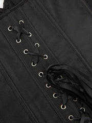 Strapless Corset Bustier Lace Up Body Shaper
