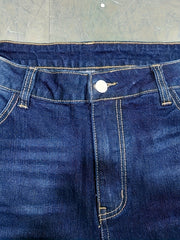 Ripped High Rise Flared Leg Jeans