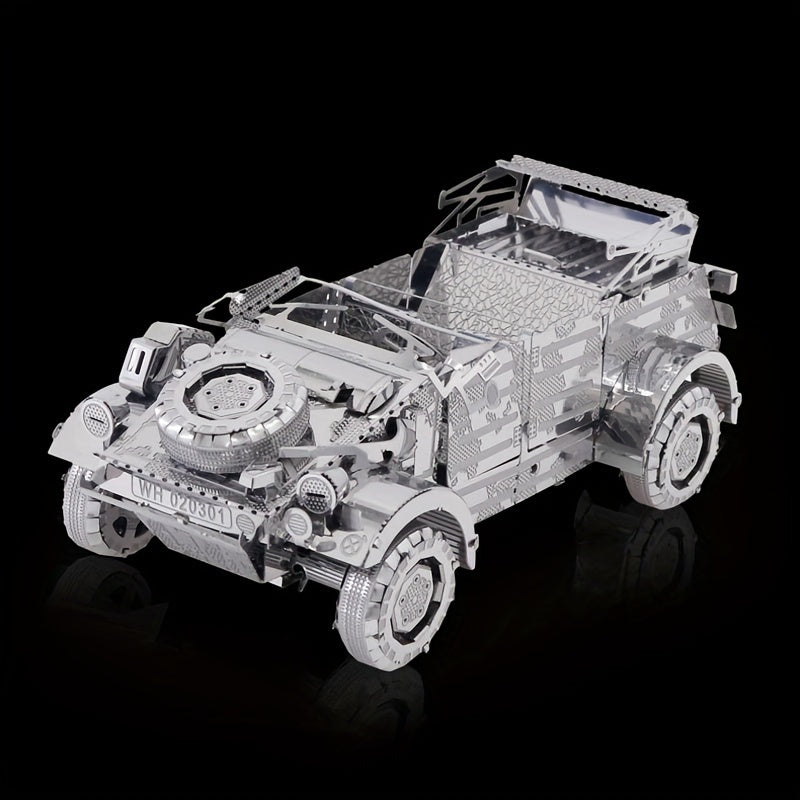 3D Metal Puzzle Model DIY Educational Off-road Vehicle Bucket Car