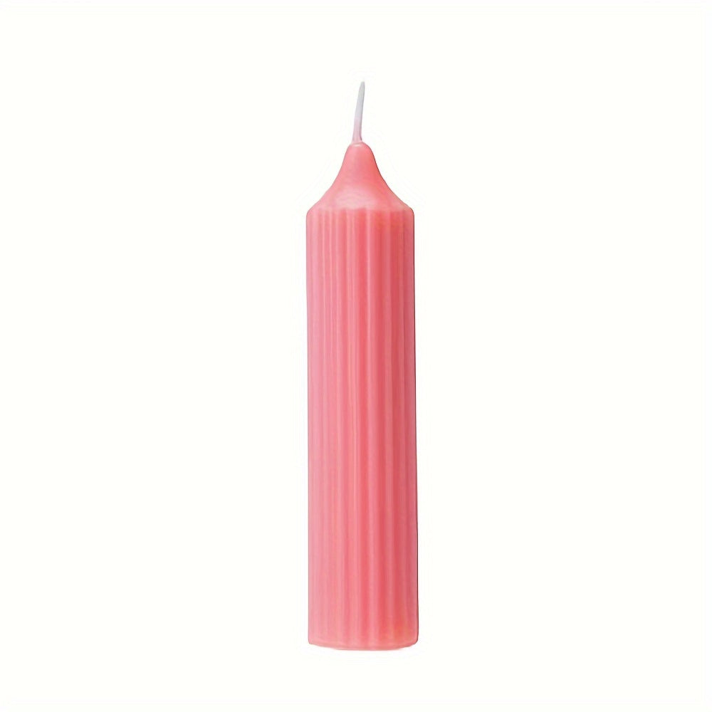 Pillar Low Temp Candle Scented Soy Wax Unique Fragrance For Camping