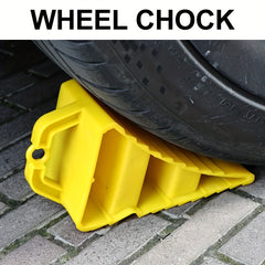 Heavy Duty Non Slip RV Wheel Chocks With Handles Easy To Carry