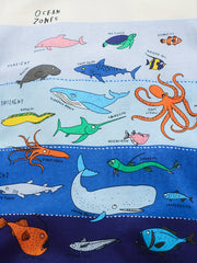 Boys Marine Life Print Short Sleeve T Shirt