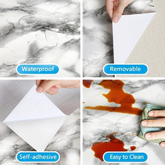 Marble Pattern Waterproof Wall Stickers 59 99 299