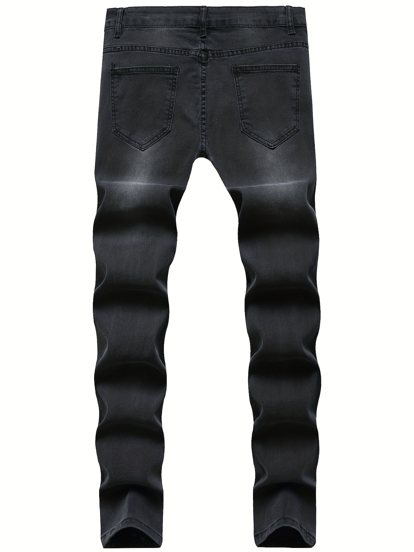 Men's Ripped Jeans Casual Street Style Distressed Denim Pants