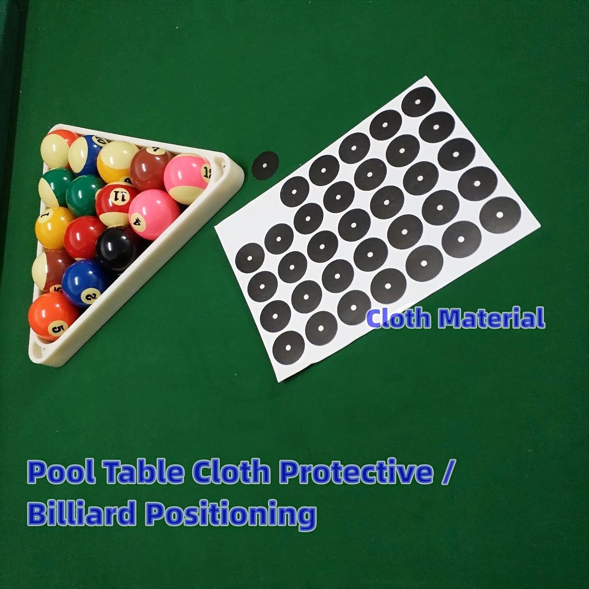 Billiard Table Positioning Stickers Circular Marking Stickers