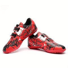 Kids Turf Football Boots Anti Skid Hook Loop Fastener Breathable