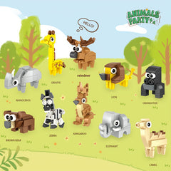 20pcs Animals Building Block Set - Perfect Classroom Prize Party Favor Halloween