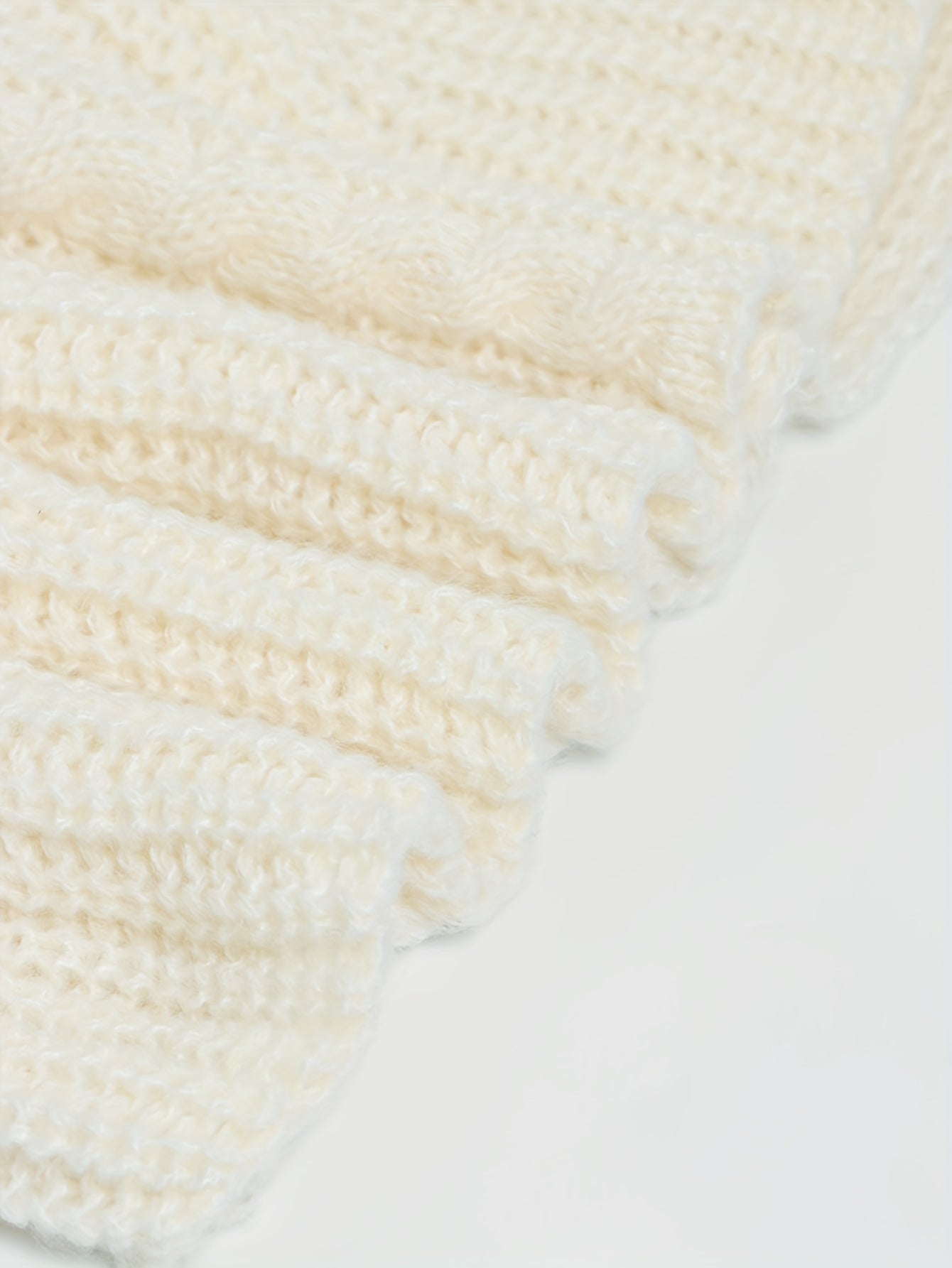 Casual Sweater V Neck Stretch