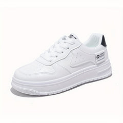 Women's Lace Up Platform Sneakers Low Top Shoes