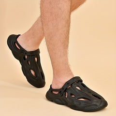 Men's Plain Clogs Anti Skid Slippers Quick Drying Foam Runners