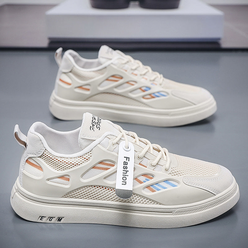 Men's Skate Shoes Lace up Sneakers Breathable