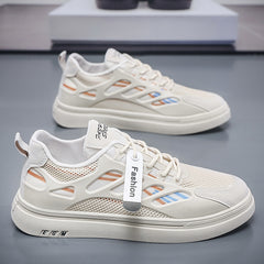 Men's Skate Shoes Lace up Sneakers Breathable