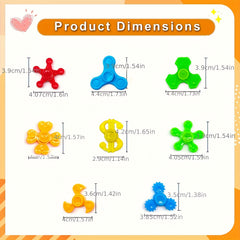 Assorted Mini Fidget Spinners - Classroom Rewards & Party Favors