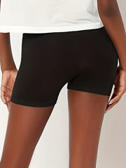 High Waist Biker Shorts Slim Workout Shorts Women's Clothing