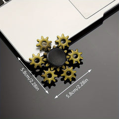 Bronze Finger Spinner Metal Fingertip Spinner Decompression Toy