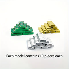 Deluxe Treasure Chest Building Blocks Set with Gems & Accessories