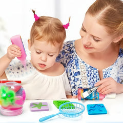 Magic Water Elf Set DIY Toy Educational Game with 12 Bottles & Molds