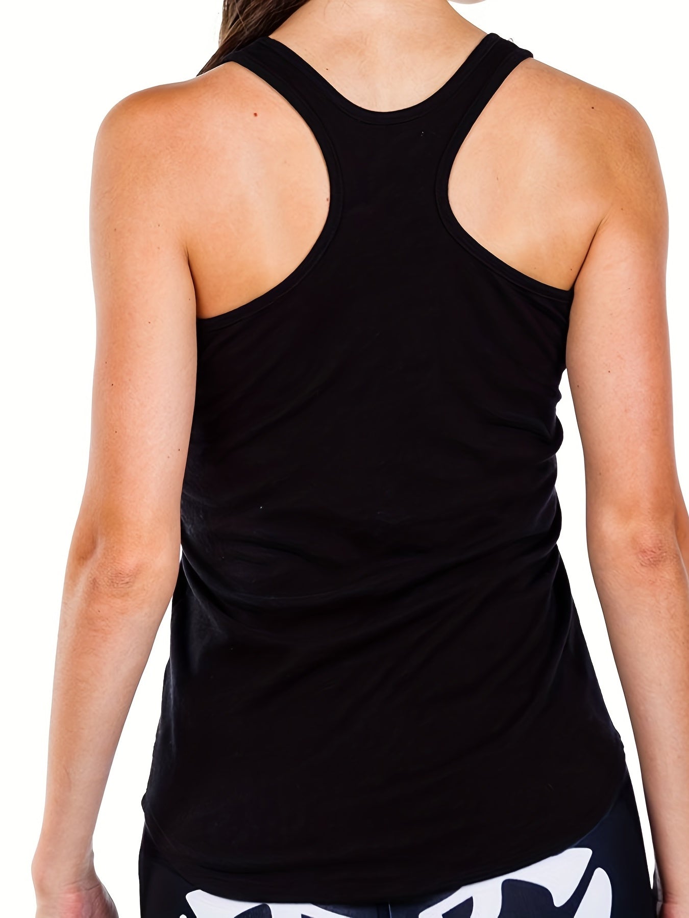Skeleton Hand Print Sleeveless Tank Top