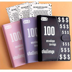 100 Envelope Challenge Binder Couple 100 Days Money Saving Journal