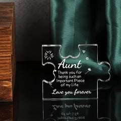Acrylic Puzzle Plaque Desk Decor Funny Birthday Christmas Gift