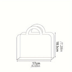 Transparent PET Double Film Handbag Bouquet Gift Bag Flower Packaging