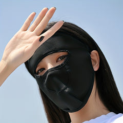 Sunproof Face Mask Elastic Ice Silk Mesh Breathable UV Protection