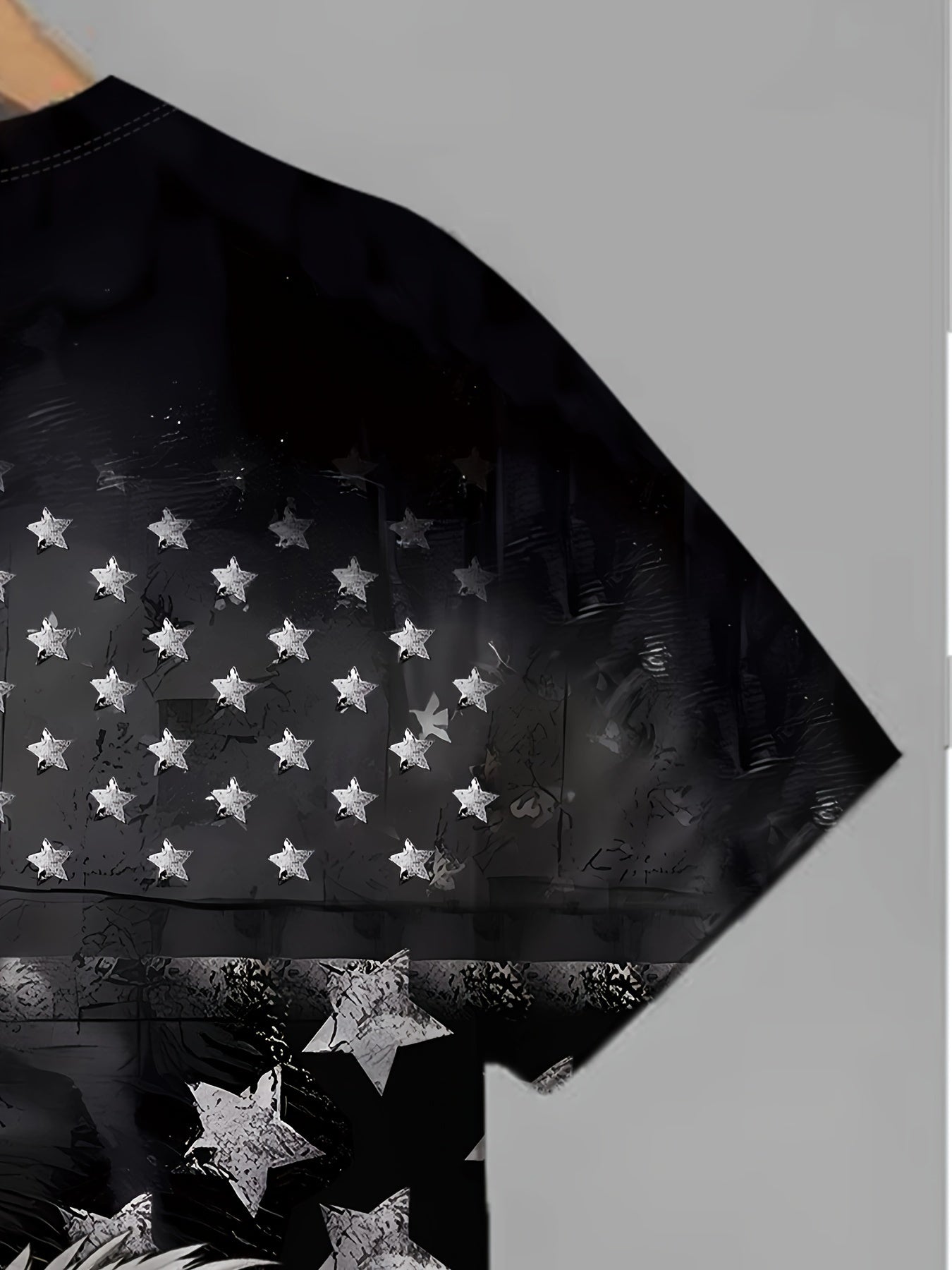 Eagle 3D Print T-shirt Men's Casual Street Style Tee Shirt for Summer
