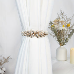 Faux Pearl Stretch Curtain Tieback for Home Decor
