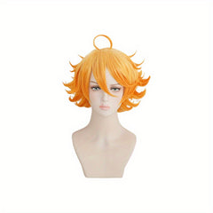 Men's Halloween Party Wig Golden Gradient Anime Cosplay Short Hair Wig