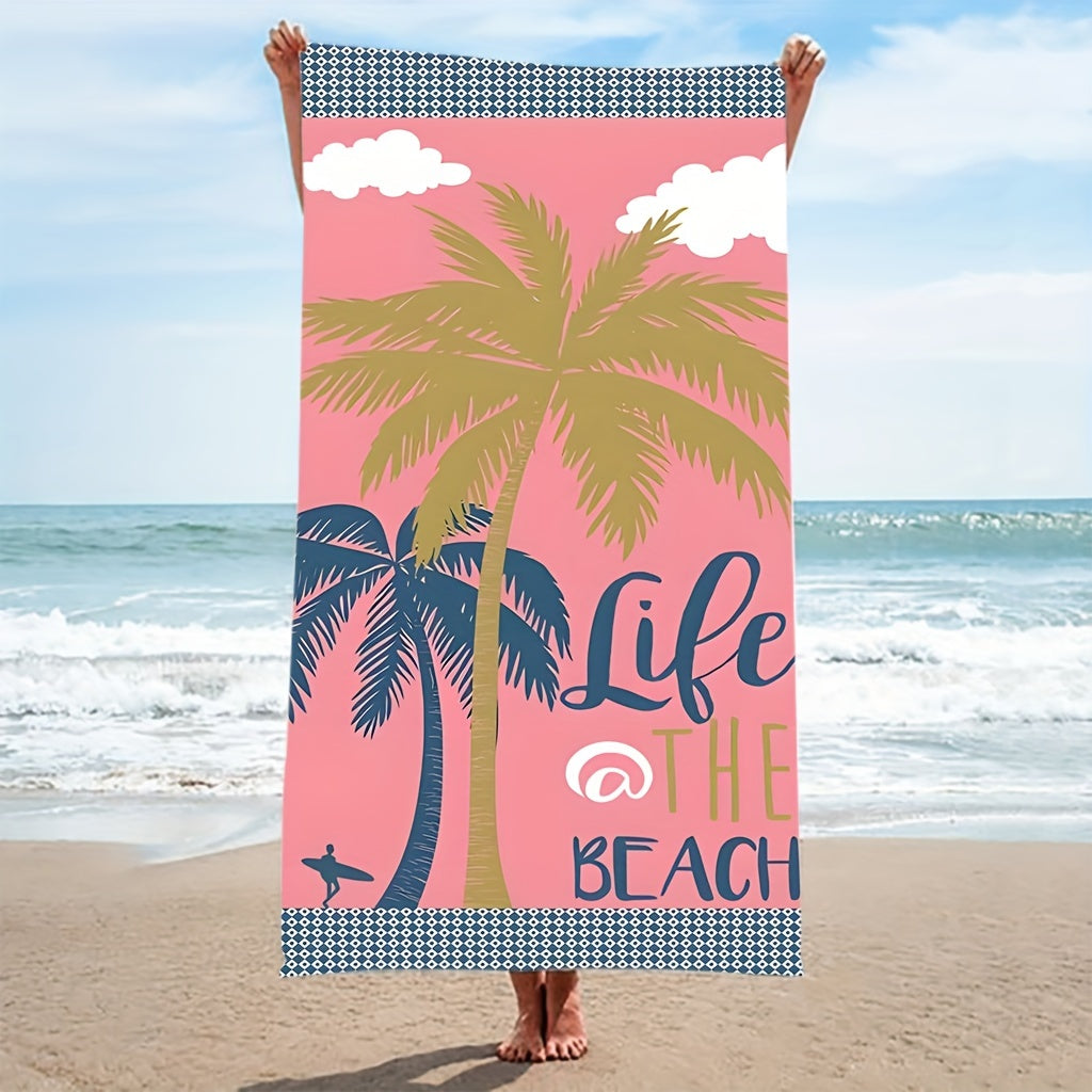 Boho Pattern Beach Towel Quick Dry Soft Absorbent Sandproof Lightweight Blanket