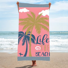 Boho Pattern Beach Towel Quick Dry Soft Absorbent Sandproof Lightweight Blanket