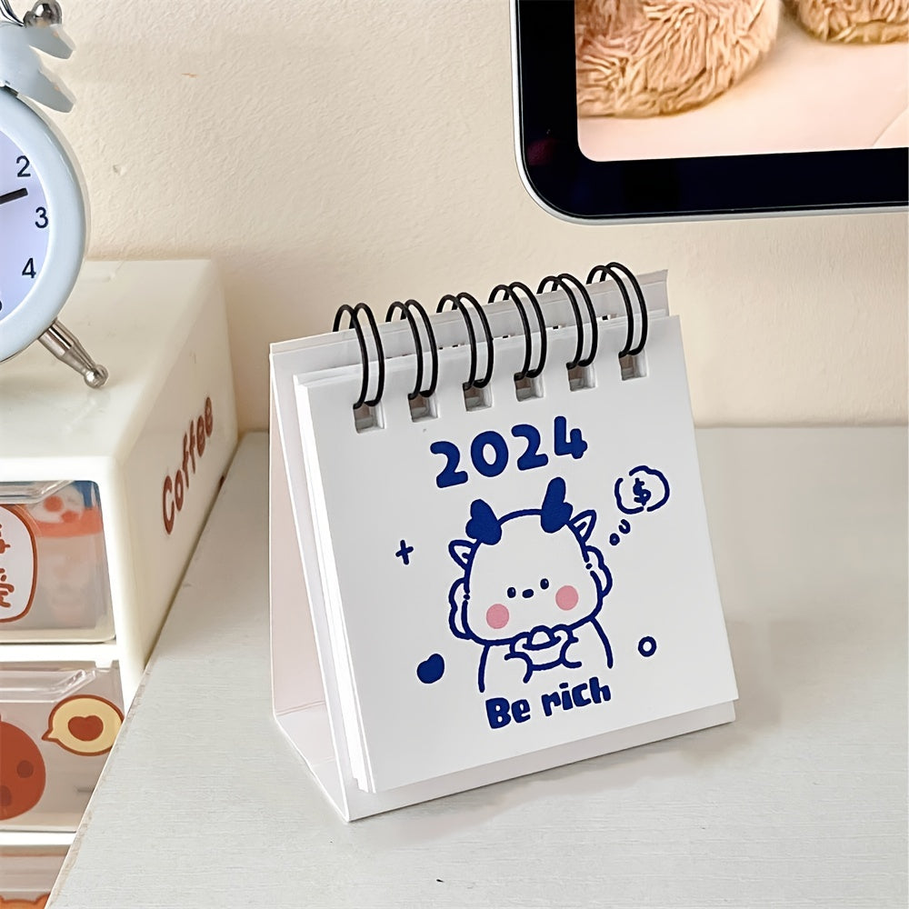Lucky Dragon Mini Style Desktop Desk Calendar