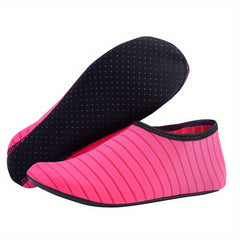 Men's Quick Dry Water Shoes Striped Aqua Socks Lightweight Non Slip Beach Pool