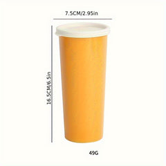 Small Plastic Water Cup With Lid Single layer Handy Cup