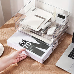 Stackable Office Supplies Storage Boxes