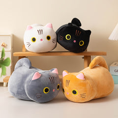 Mushroom Bear Cat Plush Toy Classic & Gray w/ Orange Soft & Cuddly