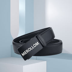 Personalized Carved Men's Belt with Automatic Buckle