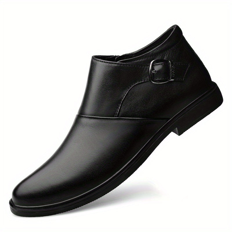Men's Monk Strap Ankle Top Boots Wear resistant Non Slip Outdoor Casual Boots