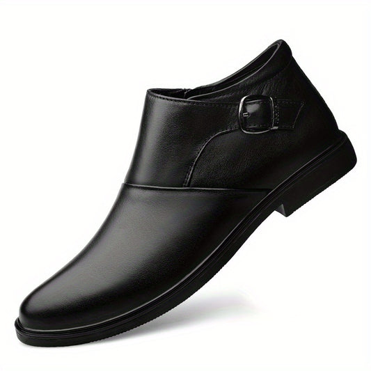 Men's Monk Strap Ankle Top Boots Wear resistant Non Slip Outdoor Casual Boots