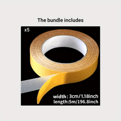 Strong Double Sided Carpet Adhesive Tape Translucent Mesh Waterproof